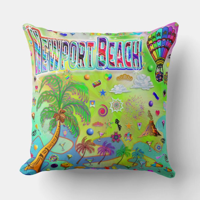 Cojín Decorativo Pillow Melody de Newport Beach Timeless (Anverso)