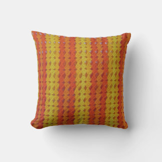 Cojín Decorativo Pillow - Modelo afgano Naranja