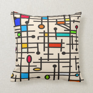 Cojín Decorativo Pillow Moderno De Inspiración Moderna De Mediados