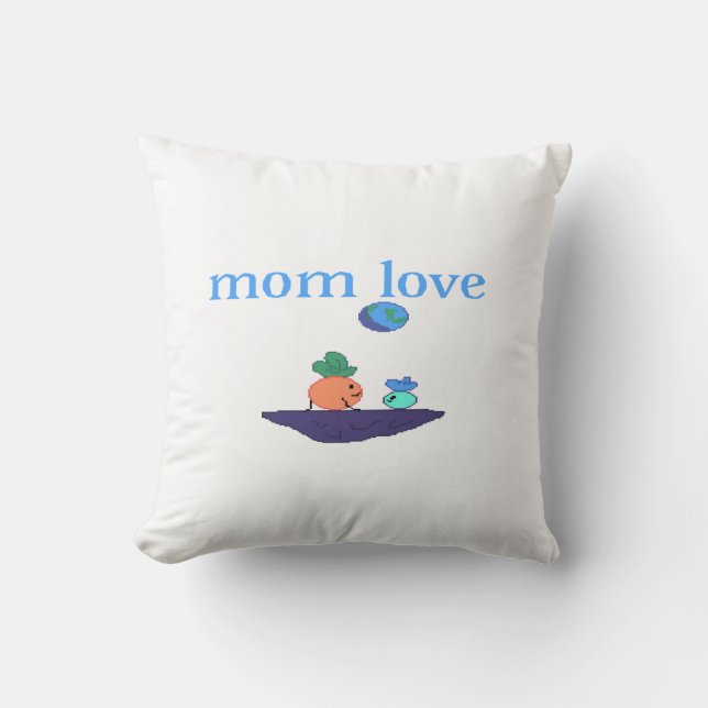 Cojín Decorativo Pillow mom day  (Anverso)