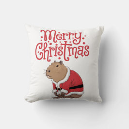 Cojín Decorativo Pillow, Navidades de Capibara