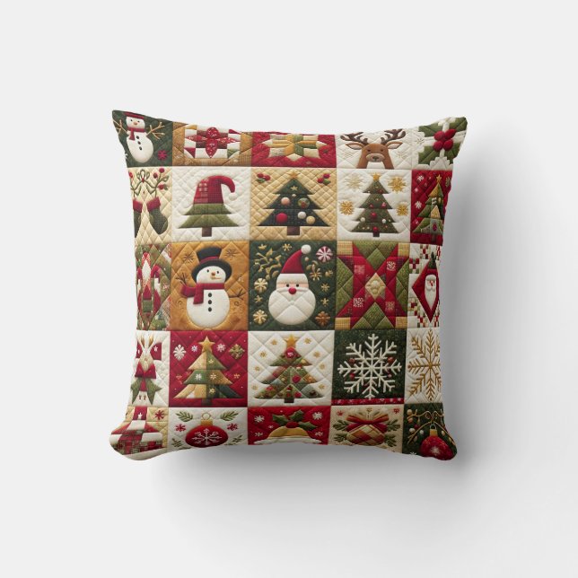 Cojín Decorativo Pillow Navidades de charlas navideñas (Anverso)
