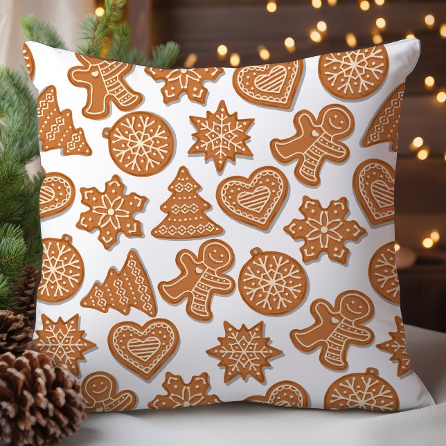 Cojín Decorativo Pillow Navidades de las cookies de Gingerbread (Subido por el creador)