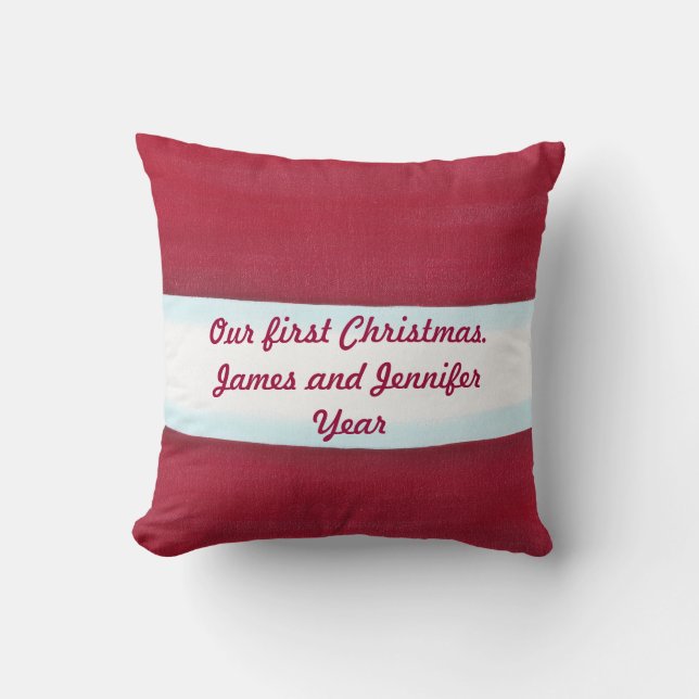 Cojín Decorativo Pillow Navidades de Santa Waist personalizados (Anverso)