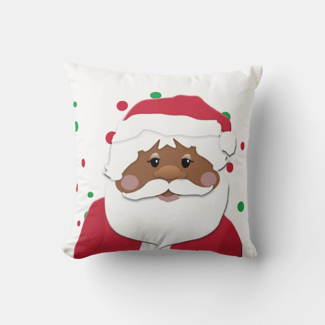 Cojín Decorativo Pillow Navidades decorativos de Santa Marrón (Anverso)