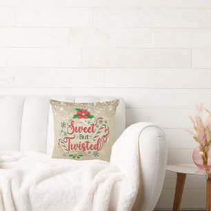 Cojín Decorativo Pillow Navidades dulces pero torcidos