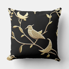 Cojín Decorativo Pillow|Nightingale dorado|Hoja dorada\Cojín decora