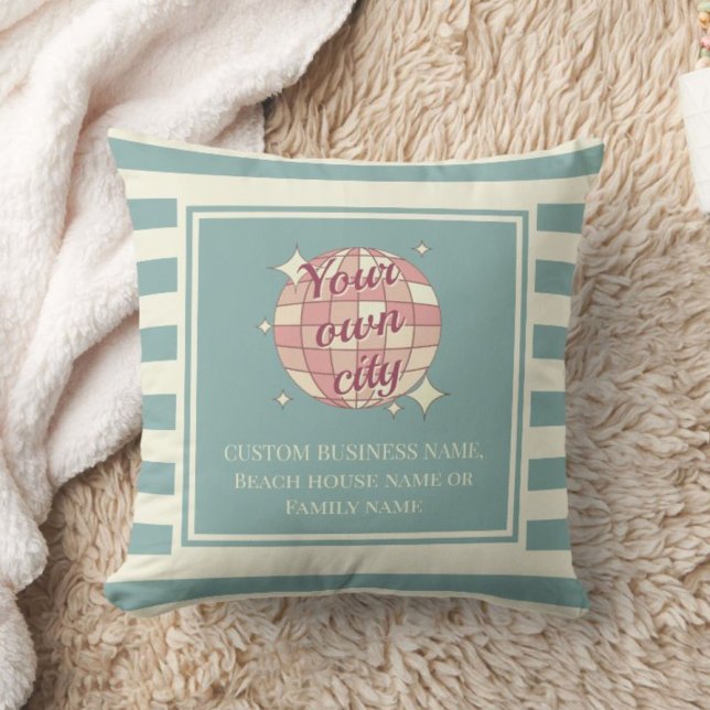 Cojín Decorativo Pillow nombre ciudad playa casa barco aerbnb (Subido por el creador)