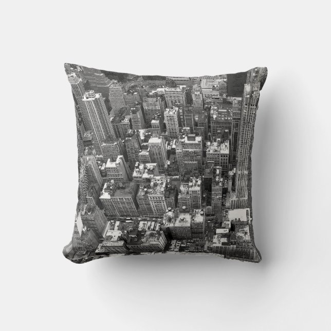 Cojín Decorativo Pillow NY Cityscape Pillow de Nueva York (Anverso)