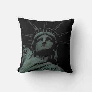 Cojín Decorativo Pillow NY de recuerdo de Nueva York Estatua de la