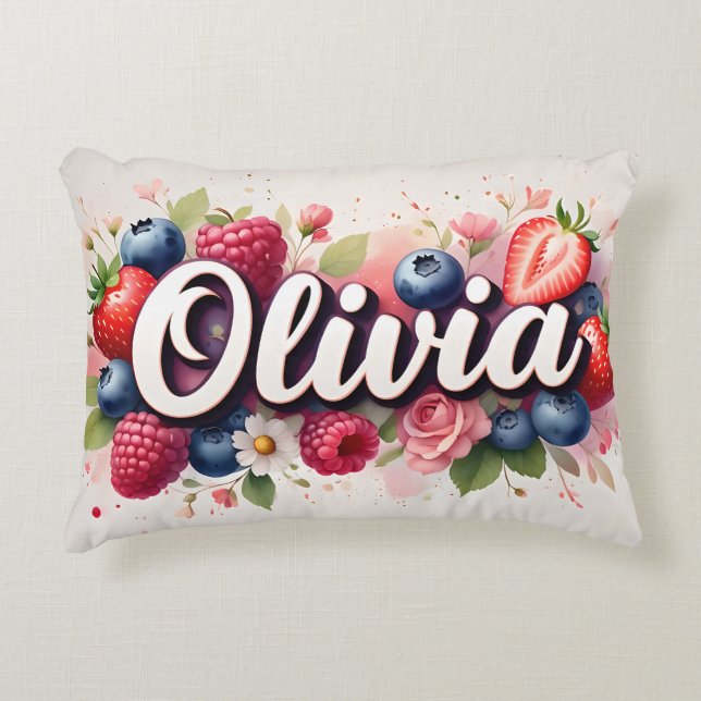 Cojín Decorativo Pillow - Olivia (Anverso)