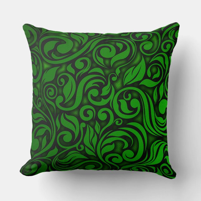 Cojín Decorativo Pillow Ornate Verde (Anverso)