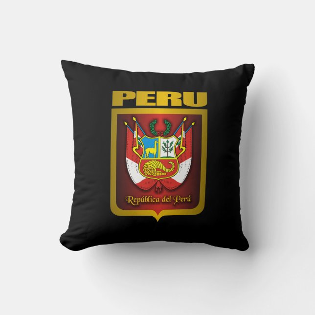 Cojín Decorativo Pillow "Oro del Perú" (Anverso)