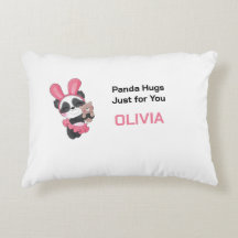 Pillow Panda personalizada para niños