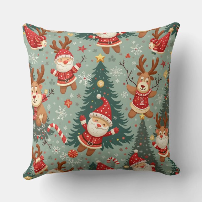 Cojín Decorativo Pillow para hacer que tus Navidades sean encantado (Reverso )