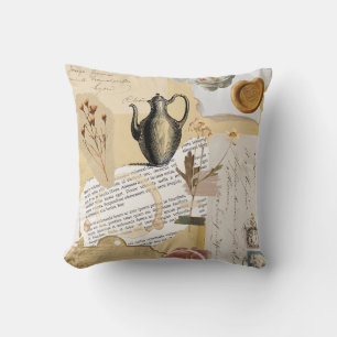 Cojín Decorativo Pillow, Pegatinas de la época victoriana