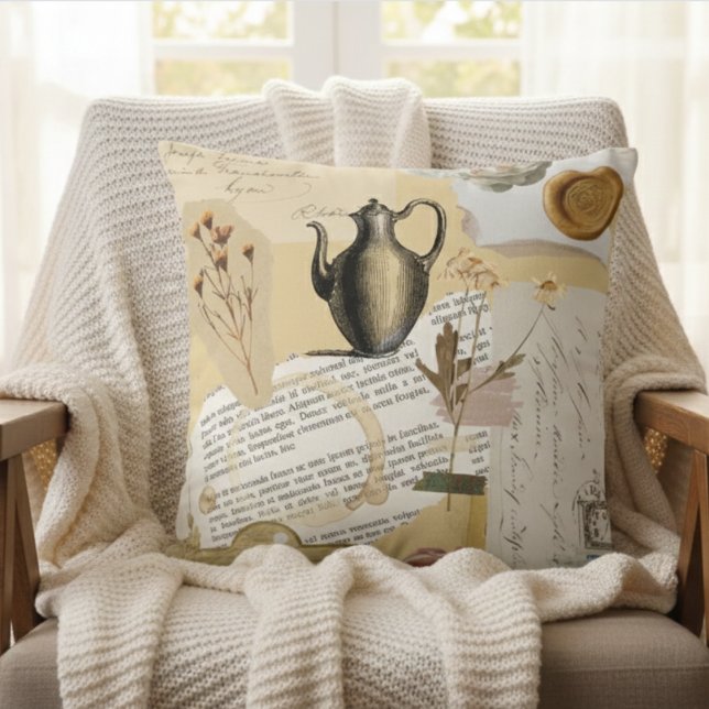 Cojín Decorativo Pillow, Pegatinas de la época victoriana (Subido por el creador)