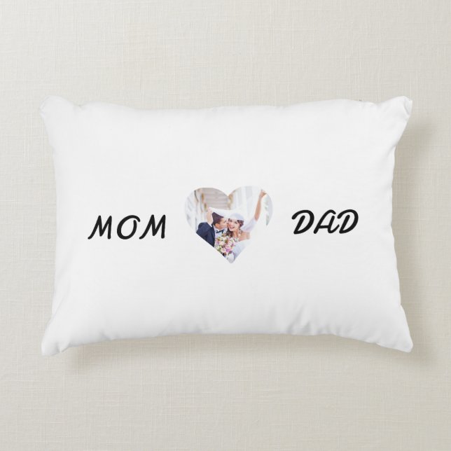 Cojín Decorativo Pillow personalizada, Personalizado de foto (Anverso)