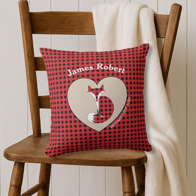 Cojín Decorativo Pillow Personalizado bebé de rojo trenzado de roji (Subido por el creador)