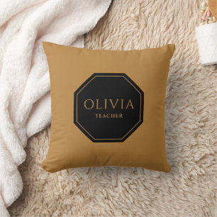 Cojín Decorativo Pillow personalizado con nombre y título profesion