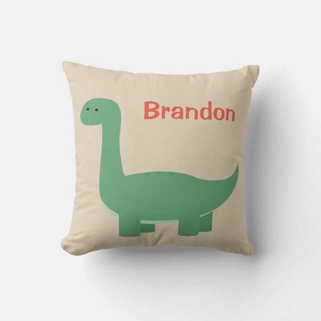 Cojín Decorativo Pillow personalizado de Dino (Anverso)