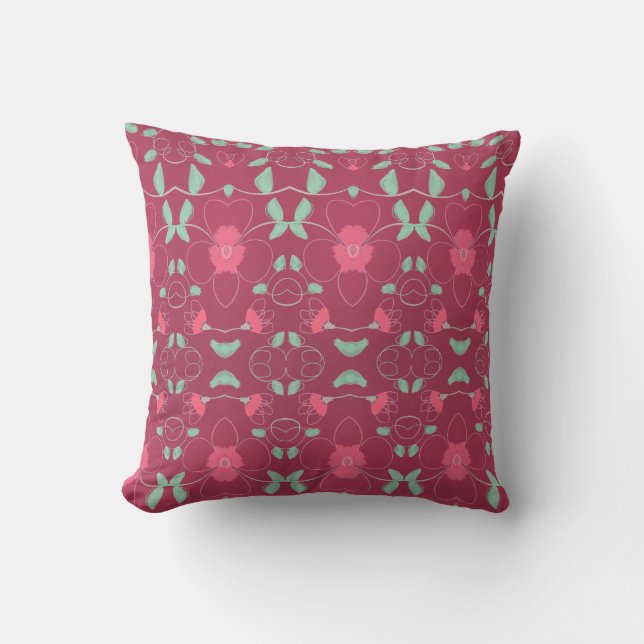Cojín Decorativo Pillow plegable rosa (Anverso)