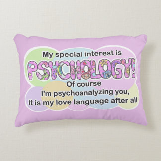 Cojín Decorativo Pillow Psychology Love Language (ADHD, Autistic)