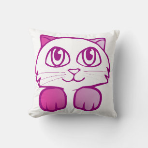 Cojín Decorativo Pillow Purple Kitty
