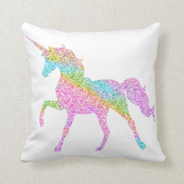 Cojín Decorativo Pillow Purpurina Unicornio