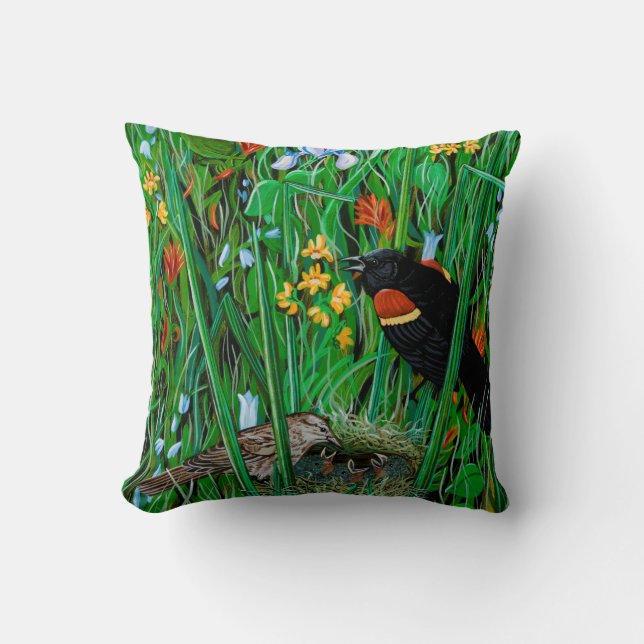 Cojín Decorativo Pillow Red Wing (Anverso)