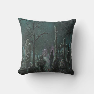 Cojín Decorativo Pillow reversible del cementerio fantasma