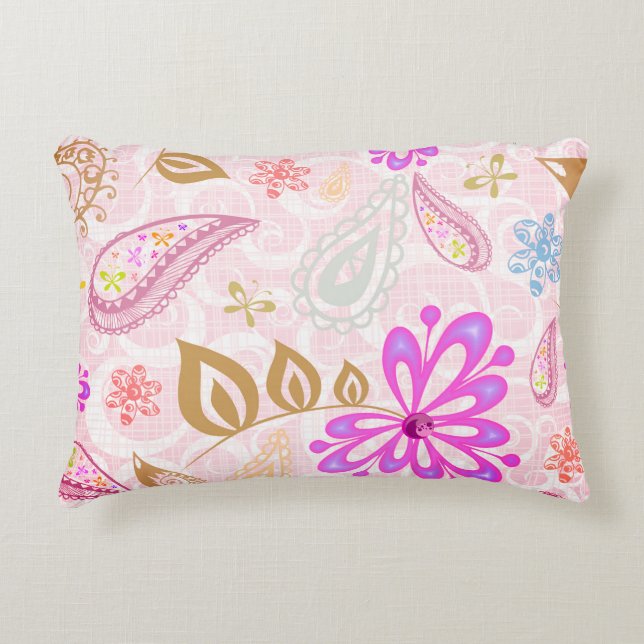 Cojín Decorativo Pillow rosa de moda (Anverso)