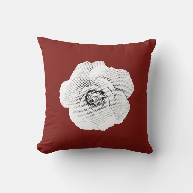 Cojín Decorativo Pillow Rosa gráfico (Anverso)