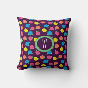 Cojín Decorativo Pillow Rosas Neon