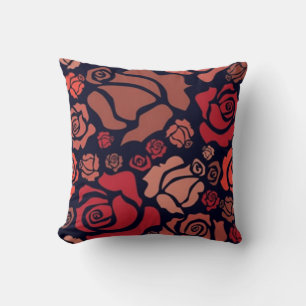 Cojín Decorativo Pillow Roses Rojos Rojos
