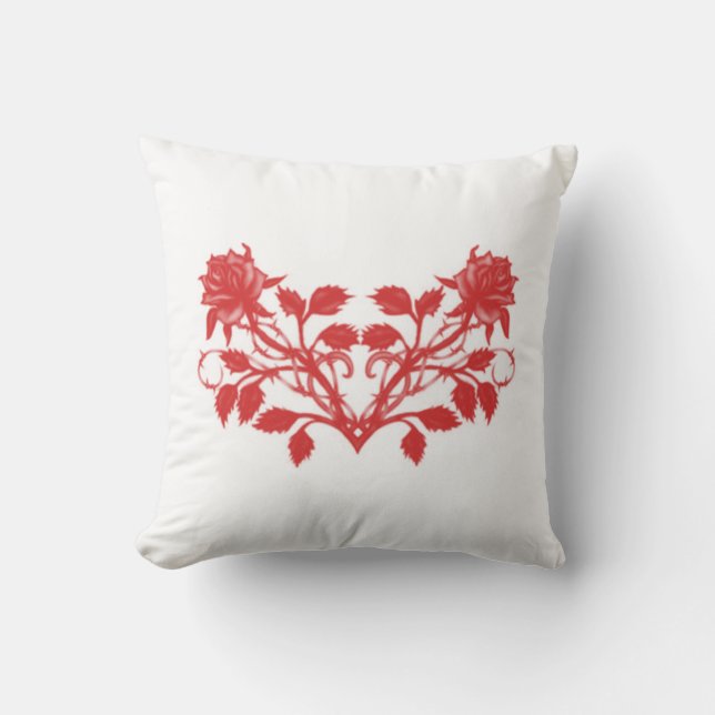 Cojín Decorativo Pillow Roses Rojos Rojos (Anverso)