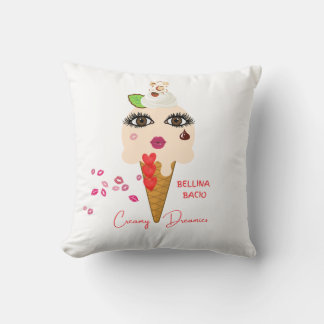 Cojín Decorativo Pillow square Bellina Bacio Creamy Dreamies