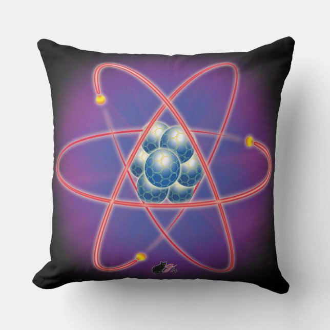 Cojín Decorativo Pillow totalmente atómico (Anverso)