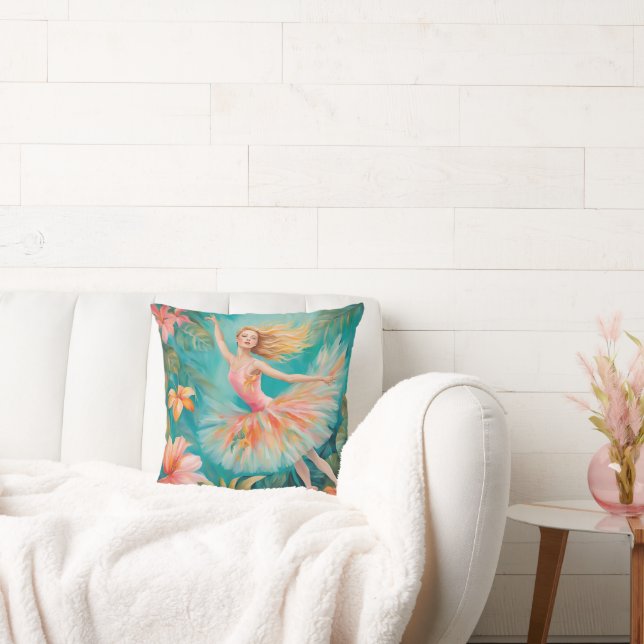 Cojín Decorativo Pillow Tropical Ballerina II (Sofá)