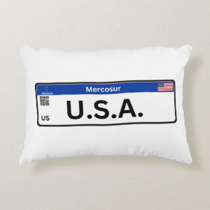 Cojín Decorativo Pillow USA Mercosur