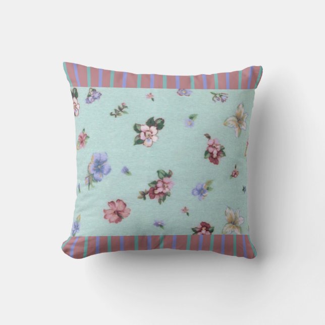 Cojín Decorativo Pillow victoriano floral (Anverso)