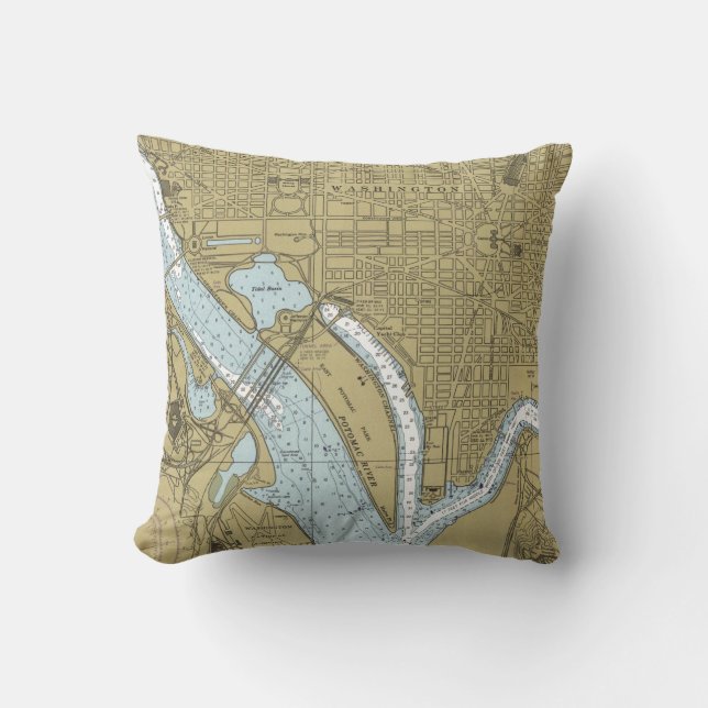 Cojín Decorativo Pillow - Washington DC (Anverso)