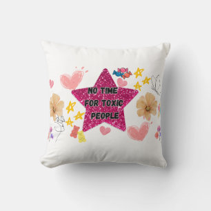 Cojín Decorativo Pillow y pufs no tienen tiempo para la gente del t