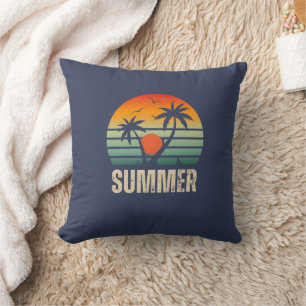 Cojín Decorativo Pillowcas niños impresos con palmo de verano y pue
