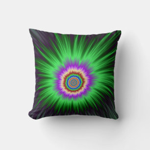 Cojín Decorativo Pillows Green Star Burst