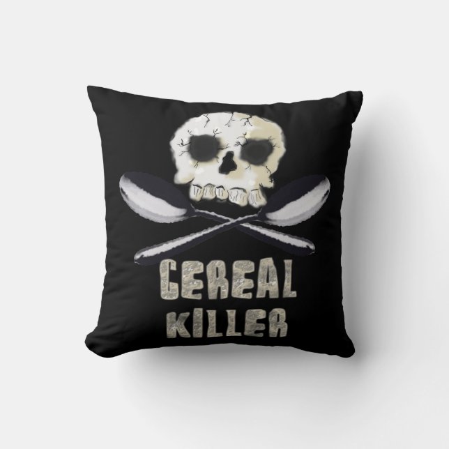 Cojín Decorativo Pillows MoJo Americana de Cereal Killer (Anverso)