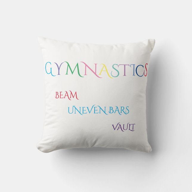 COJÍN DECORATIVO PILOTO DE GIMNASTICA. (Anverso)