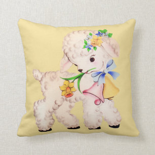 COJÍN DECORATIVO PILOTO DE VINTAJE DE LA LAMB DEL PASILLO ORIENTAL
