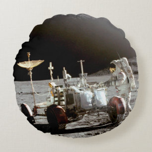 Cojín decorativo piloto del módulo lunar James Irw