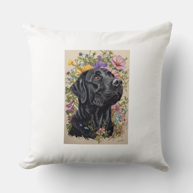 COJÍN DECORATIVO PILOTO LABARDORE NEGRO (Anverso)